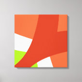 Gedurfde Abstracte Kantoor Canvas Afdruk (Voorkant)