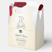 Gedurfde afstuderen stijlvolle start bedankdoosjes (Geopend)