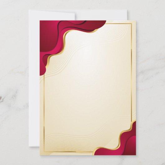 Gedurfde afstuderen stijlvolle start kaart (Achterkant)