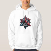 Gedurfde en moderne Abstracte kunst Hoodie (Voorkant)