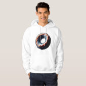 Gedurfde en moderne Abstracte kunst Hoodie (Voorkant volledig)
