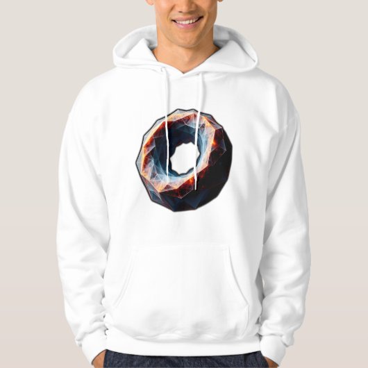 Gedurfde en moderne Abstracte kunst Hoodie (Voorkant)