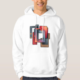 Gedurfde en moderne Abstracte kunst Hoodie