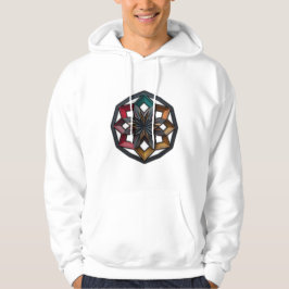 Gedurfde en moderne Abstracte kunst Hoodie