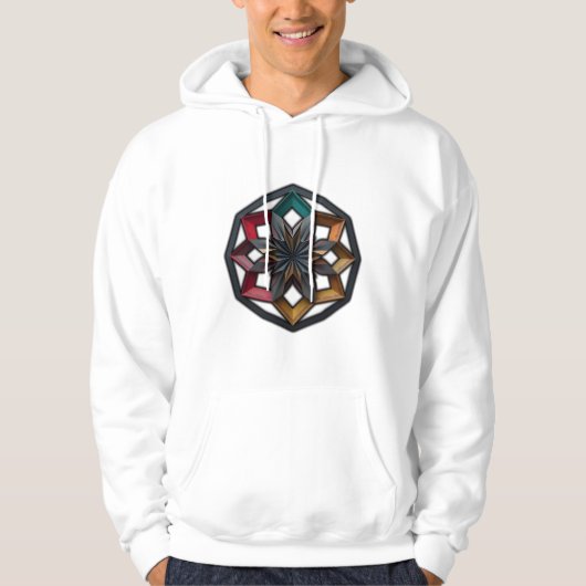 Gedurfde en moderne Abstracte kunst Hoodie (Voorkant)