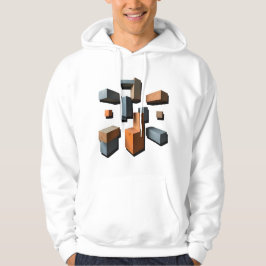 Gedurfde en moderne Abstracte kunst Hoodie