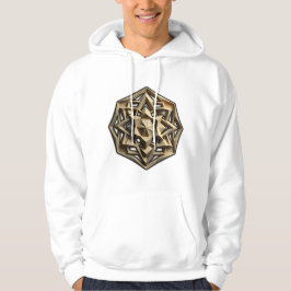 Gedurfde en moderne Abstracte kunst Hoodie