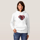 Gedurfde en moderne Abstracte kunst Hoodie (Voorkant volledig)