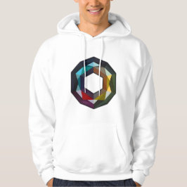 Gedurfde en moderne Abstracte kunst Hoodie