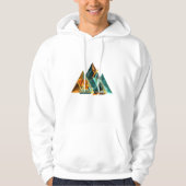 Gedurfde en moderne Abstracte kunst Hoodie (Voorkant)