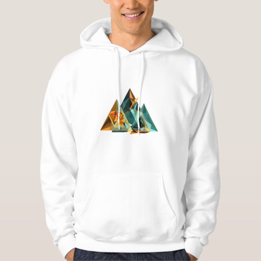 Gedurfde en moderne Abstracte kunst Hoodie (Voorkant)