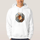 Gedurfde en moderne Abstracte kunst Hoodie (Voorkant)