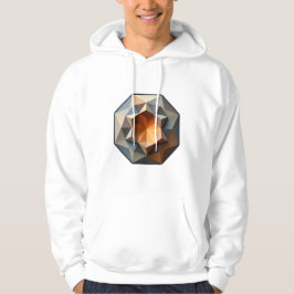 Gedurfde en moderne Abstracte kunst Hoodie