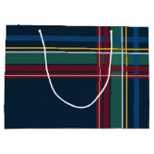 Gedurfde klassieke kerstvakantie groot cadeauzakje (Achterkant)