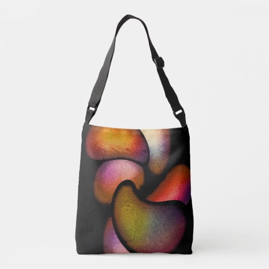 gedurfde kunst crossbody tas (Achterkant)