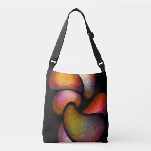 gedurfde kunst crossbody tas (Voorkant)