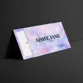 Gedurfde minimalistische luxe boutique holografisc visitekaartje