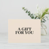 Gedurfde minimalistische luxe boutique ivoor cadea (Staand voorkant)