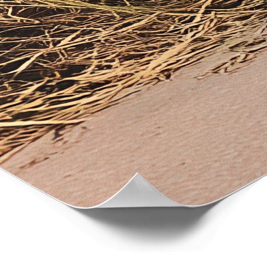 Gedurfde Mode in een bruisend stadslandschap Poster (Hoek)