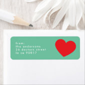 GEDURFDE MODERNE HELDERE VROLIJKHEID | Kerstvakant Etiket (Insitu)