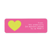 GEDURFDE MODERNE HELDERE VROLIJKHEID | Kerstvakant Etiket (Voorkant)