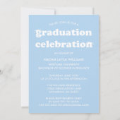 GEDURFDE MODERNE RETRO AFSTUDEREN | UITNODIGING VO (Achterkant)