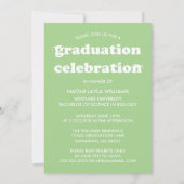 GEDURFDE MODERNE RETRO AFSTUDEREN | UITNODIGING VO (Achterkant)