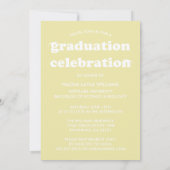 GEDURFDE MODERNE RETRO AFSTUDEREN | UITNODIGING VO (Achterkant)