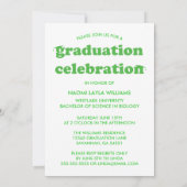 GEDURFDE MODERNE RETRO AFSTUDEREN | UITNODIGING VO (Achterkant)