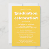 GEDURFDE MODERNE RETRO AFSTUDEREN | UITNODIGING VO (Achterkant)