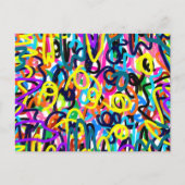 Gedurfde Pop Art Briefkaart (Voorkant)