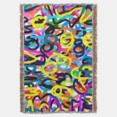 Gedurfde Pop Art Deken (Voorkant Verticaal)