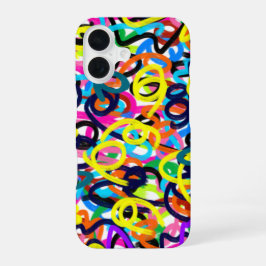 Gedurfde Pop Art iPhone 16 Hoesje