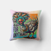 gedurfde vogel kussen (Achterkant)