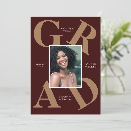 gedurfte de kleuren van de manuscriptschool afstud kaart (Staand voorkant)