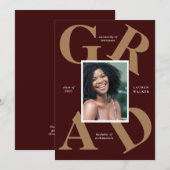 gedurfte de kleuren van de manuscriptschool afstud kaart (Voorkant / Achterkant)