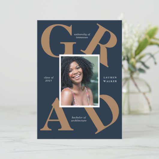 gedurfte de kleuren van de manuscriptschool afstud kaart (Staand voorkant)