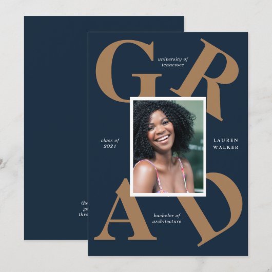 gedurfte de kleuren van de manuscriptschool afstud kaart (Voorkant / Achterkant)