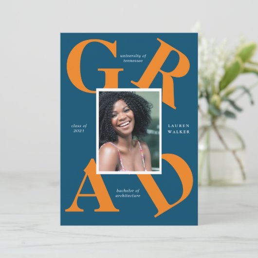 gedurfte de kleuren van de manuscriptschool afstud kaart (Staand voorkant)