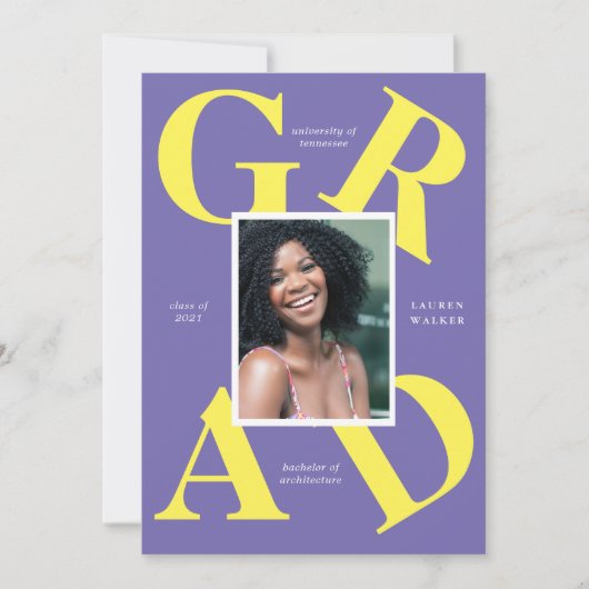 gedurfte de kleuren van de manuscriptschool afstud kaart (Voorkant)