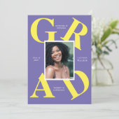 gedurfte de kleuren van de manuscriptschool afstud kaart (Staand voorkant)