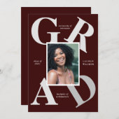 gedurfte de kleuren van de manuscriptschool afstud kaart (Voorkant / Achterkant)