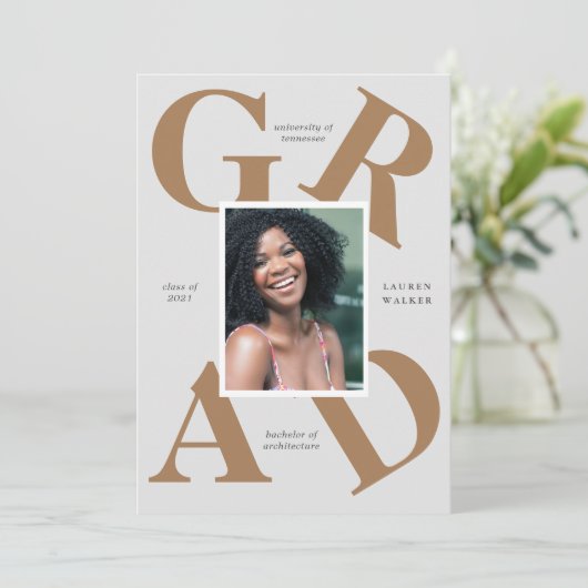 gedurfte de kleuren van de manuscriptschool afstud kaart (Staand voorkant)