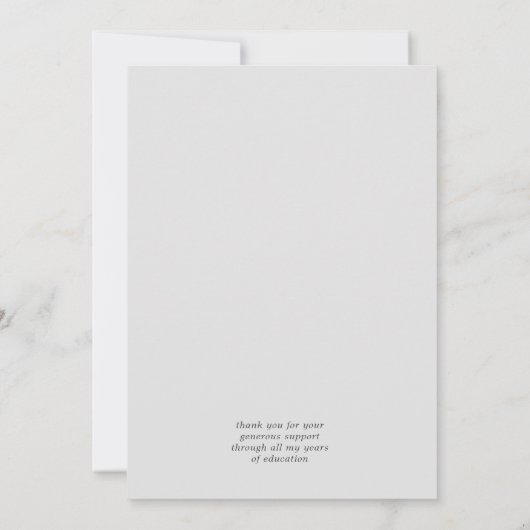 gedurfte de kleuren van de manuscriptschool afstud kaart (Achterkant)