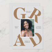 gedurfte de kleuren van de manuscriptschool afstud kaart (Voorkant / Achterkant)