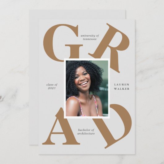 gedurfte de kleuren van de manuscriptschool afstud kaart (Voorkant / Achterkant)