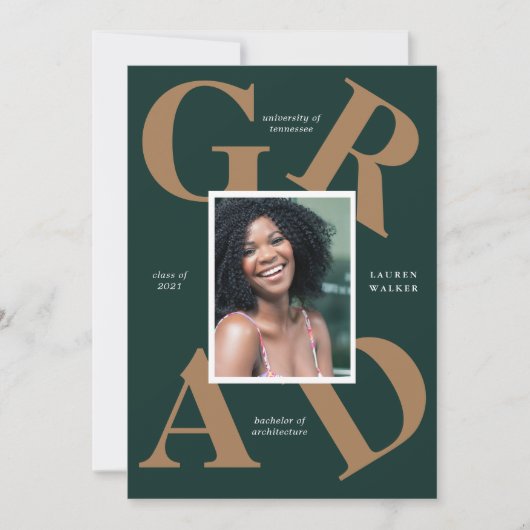 gedurfte de kleuren van de manuscriptschool afstud kaart (Voorkant)