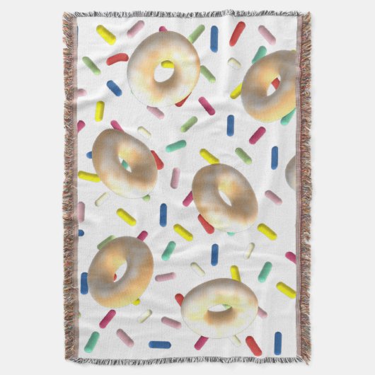 Gedustde Donuts en Sprinkles Deken (Voorkant Verticaal)
