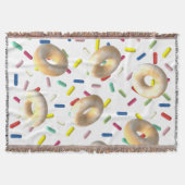 Gedustde Donuts en Sprinkles Deken (Voorkant)