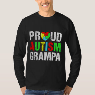 Gedwongen autisme Grampa Heart Family Matchi T-shirt